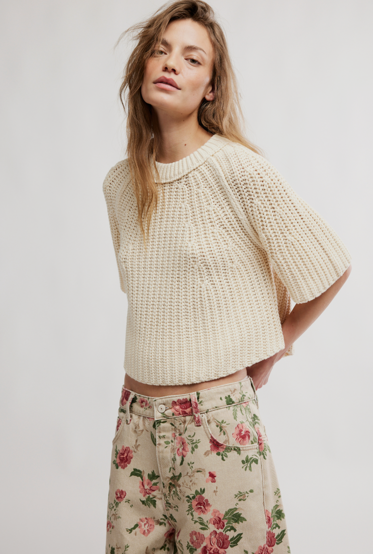 Free People Amy Sweater Tee