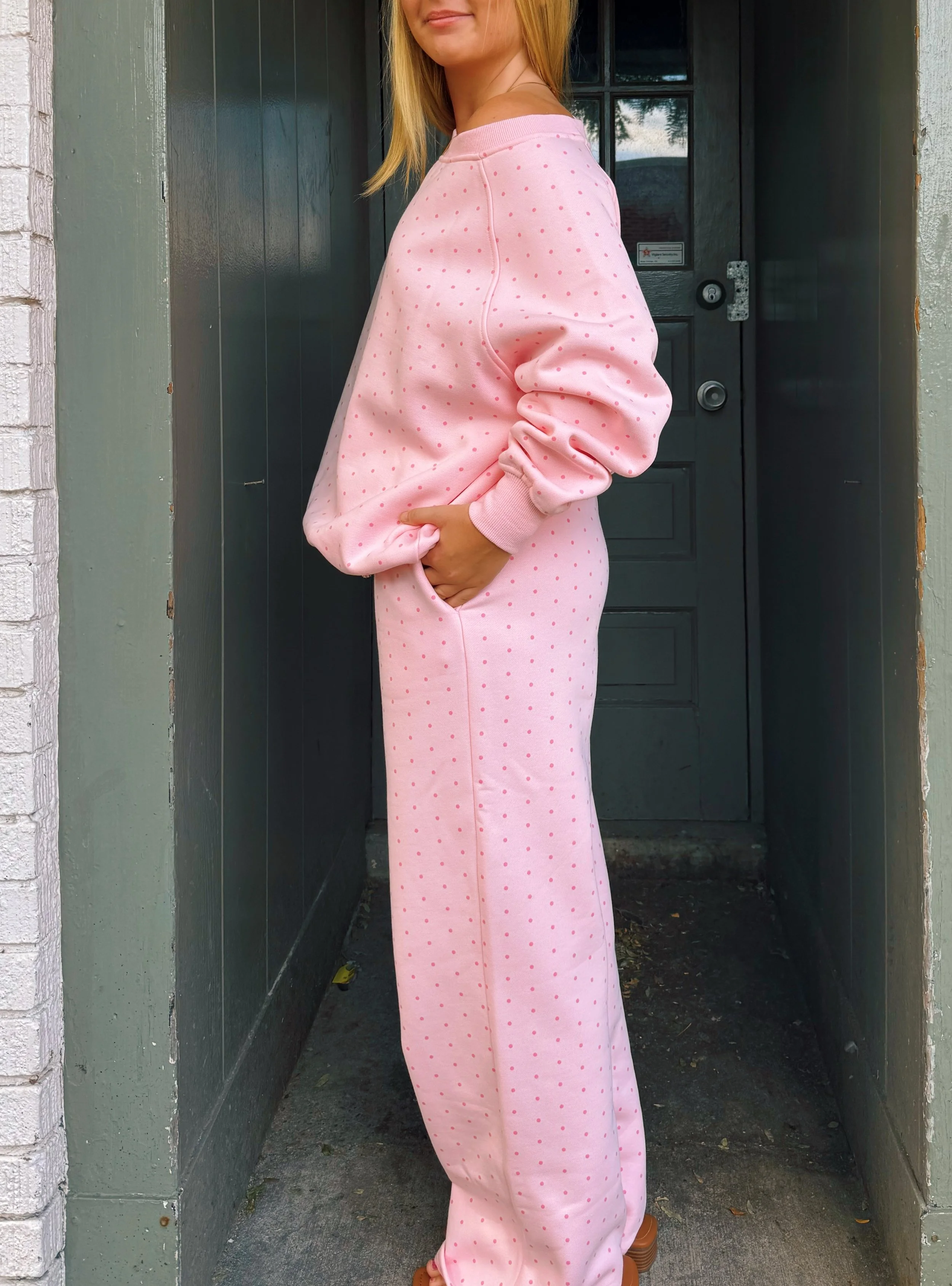 Polka Dot Sweatpants
