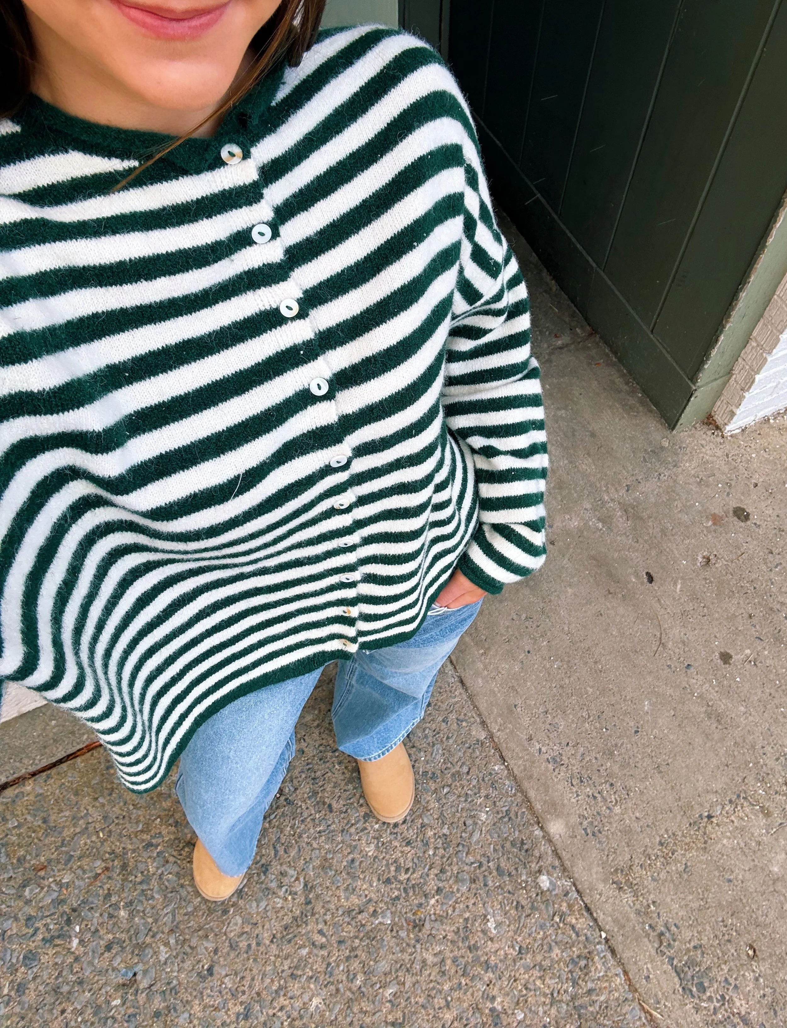 Striped Everyday Cardigan