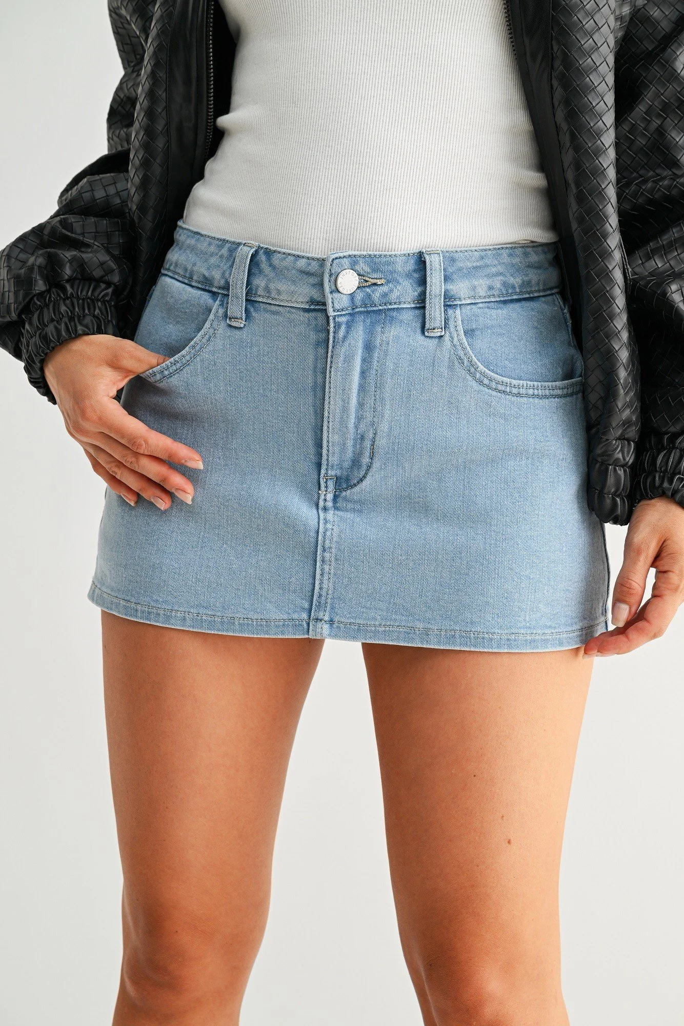 Denim Skort