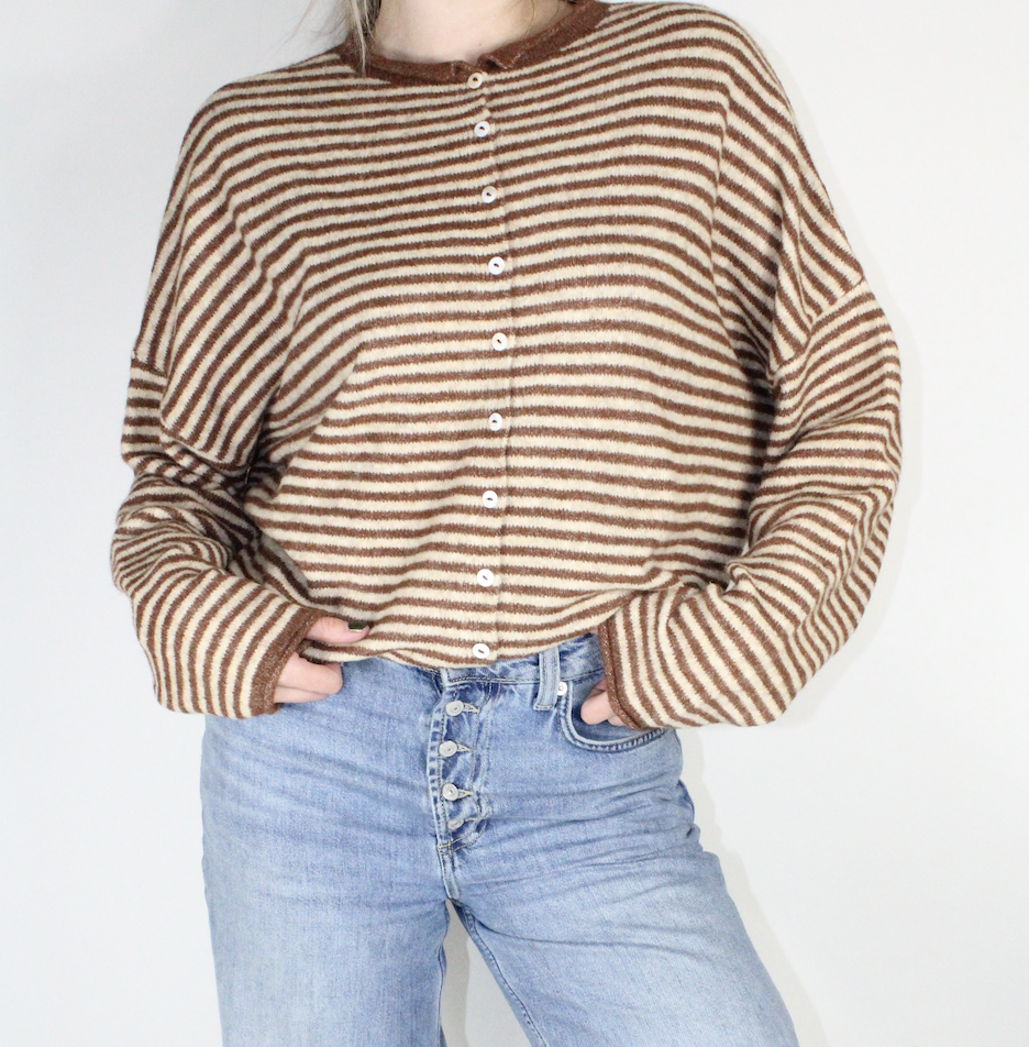 Mini Striped Everyday Cardigan