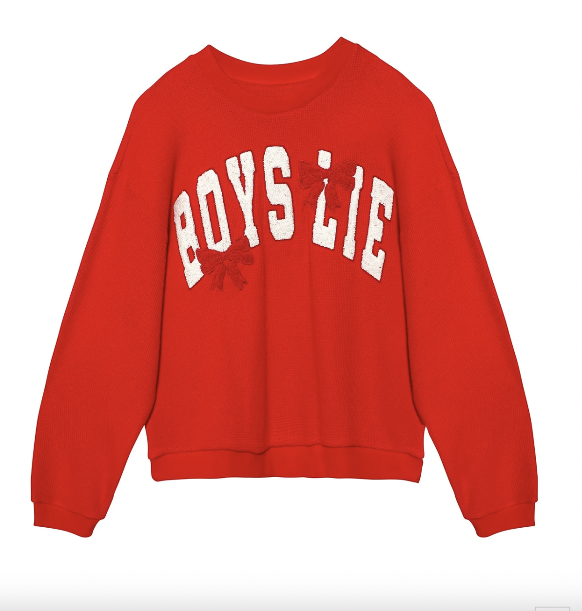 Boys Lie Wrap Me In A Bow Kara Crewneck