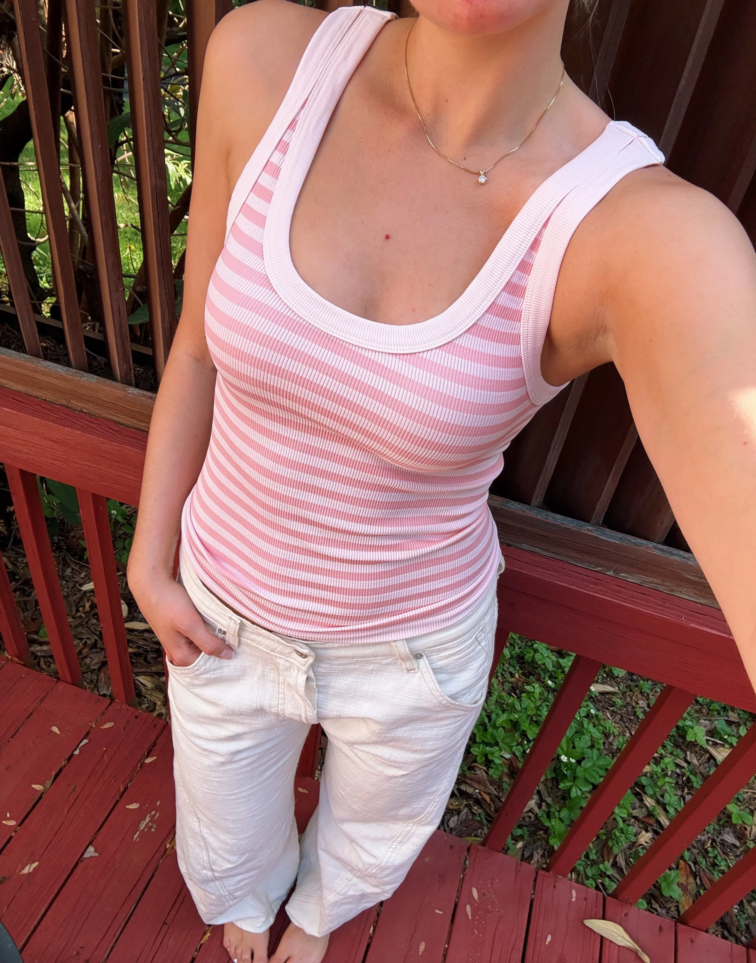 Chic Striped Summer Cami