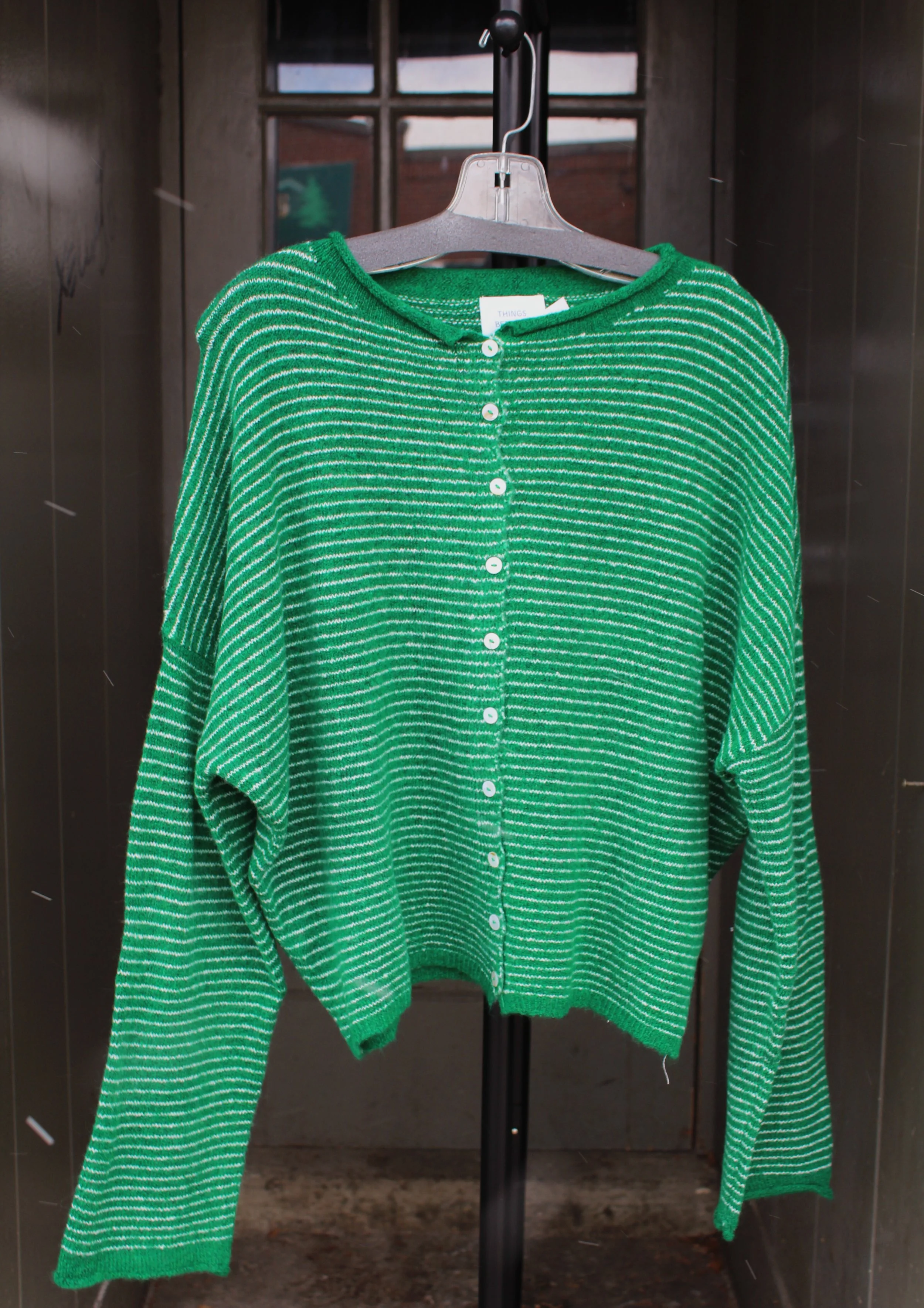 Pinstripe Everyday Cardi