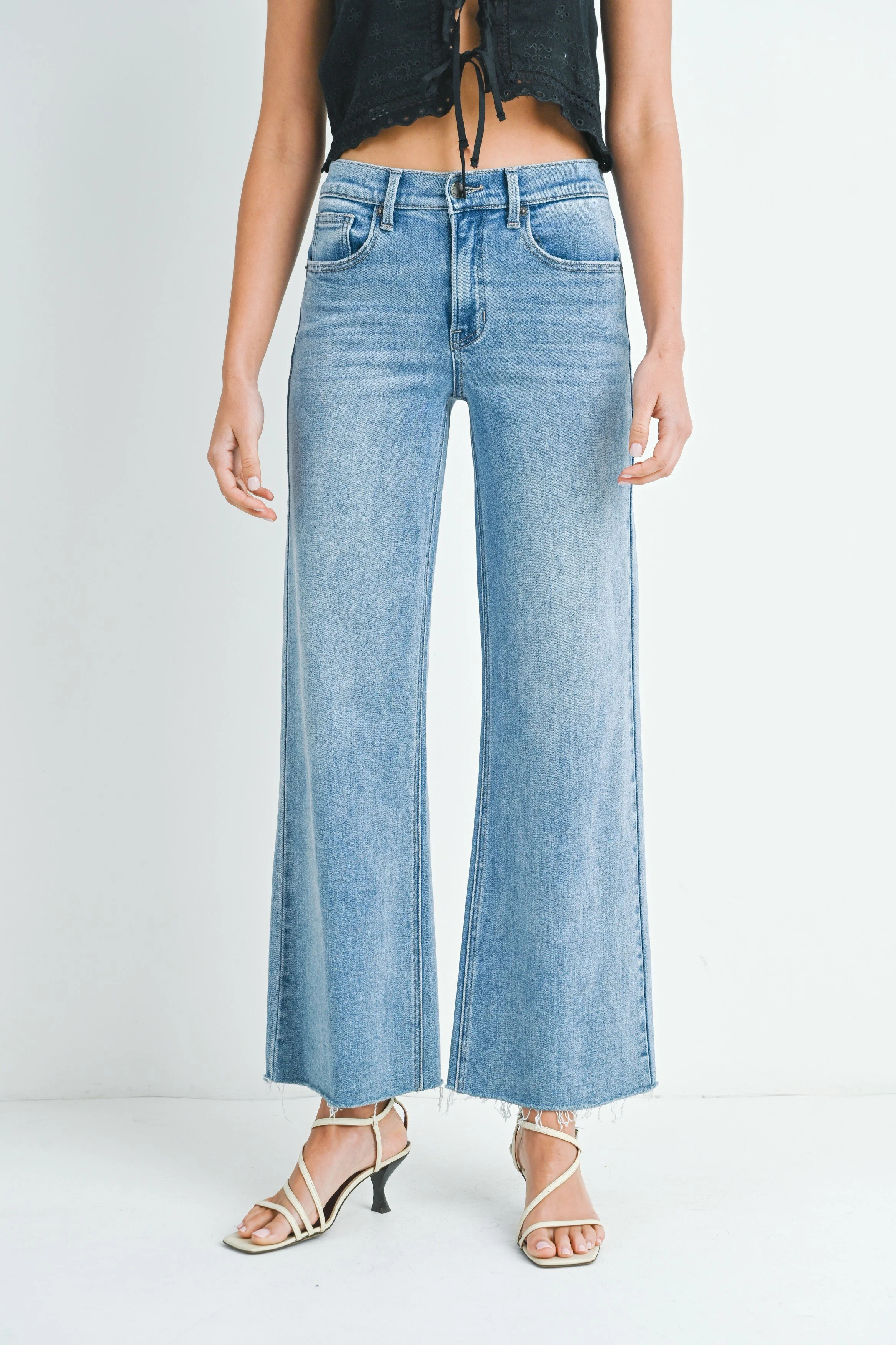 Just USA Long Wide Leg Jeans