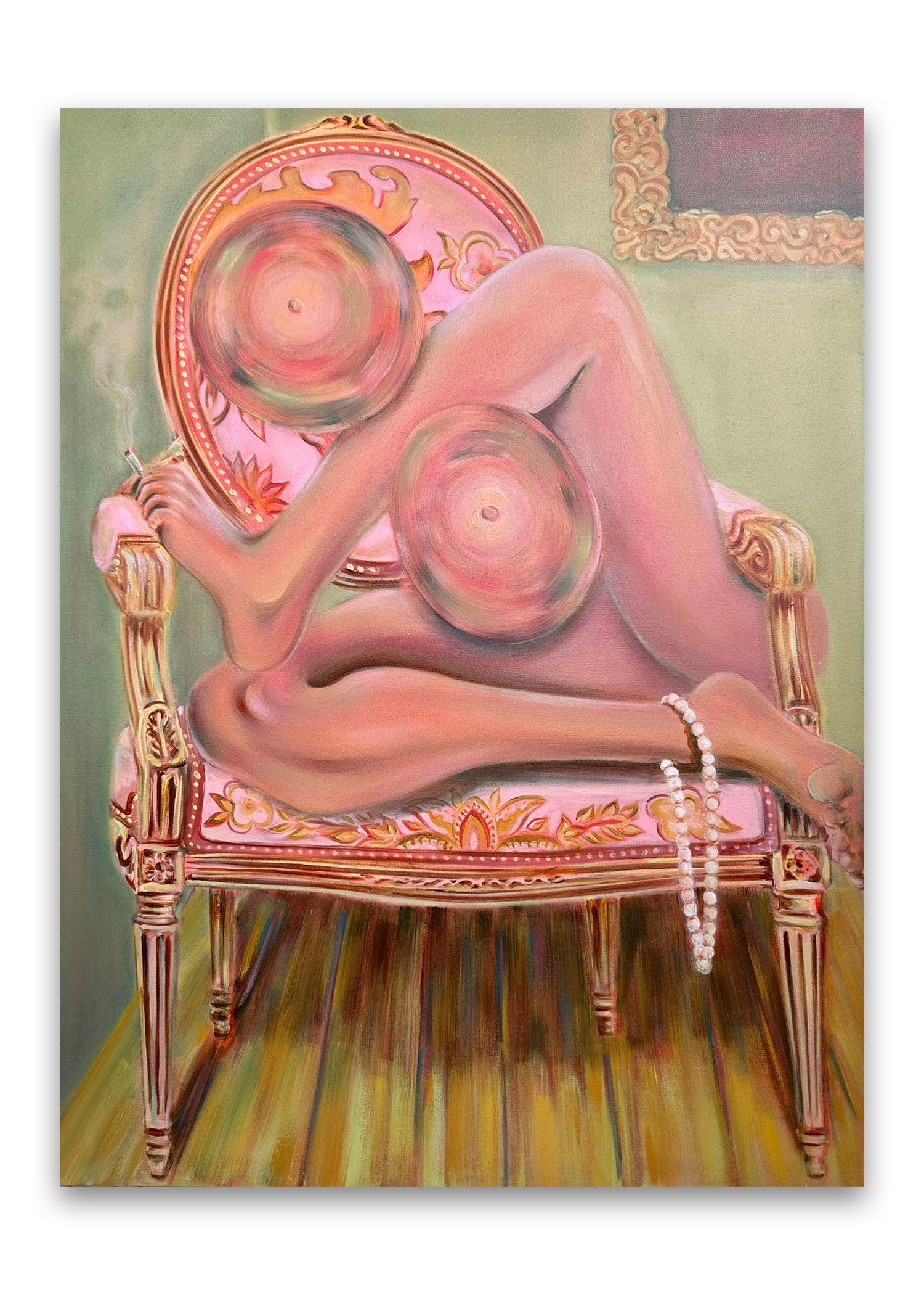 Creature of Majesty, oil on canvas, 20x30", 2023