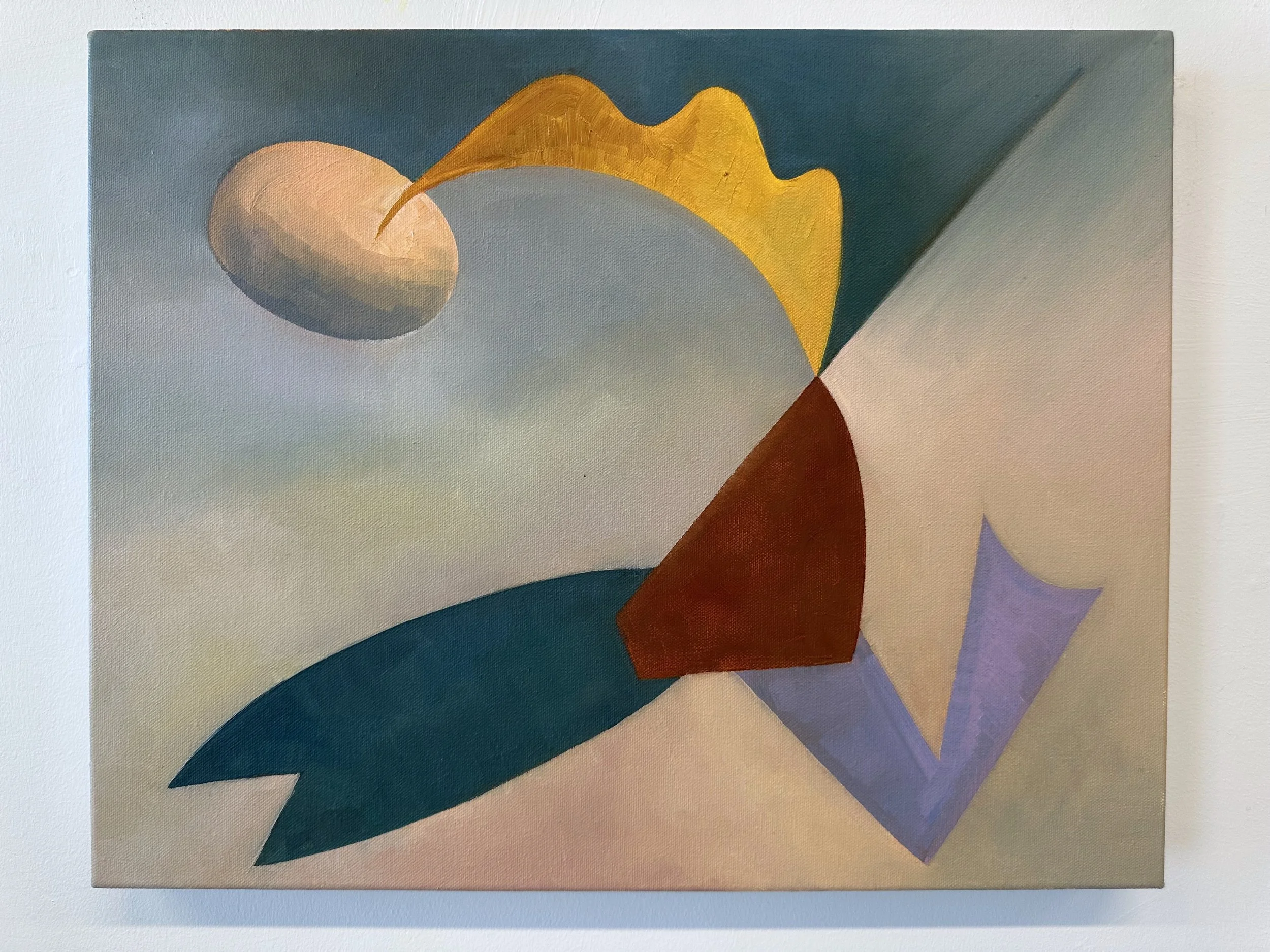 Cheerleader 16x20" oil on canvas, 2025