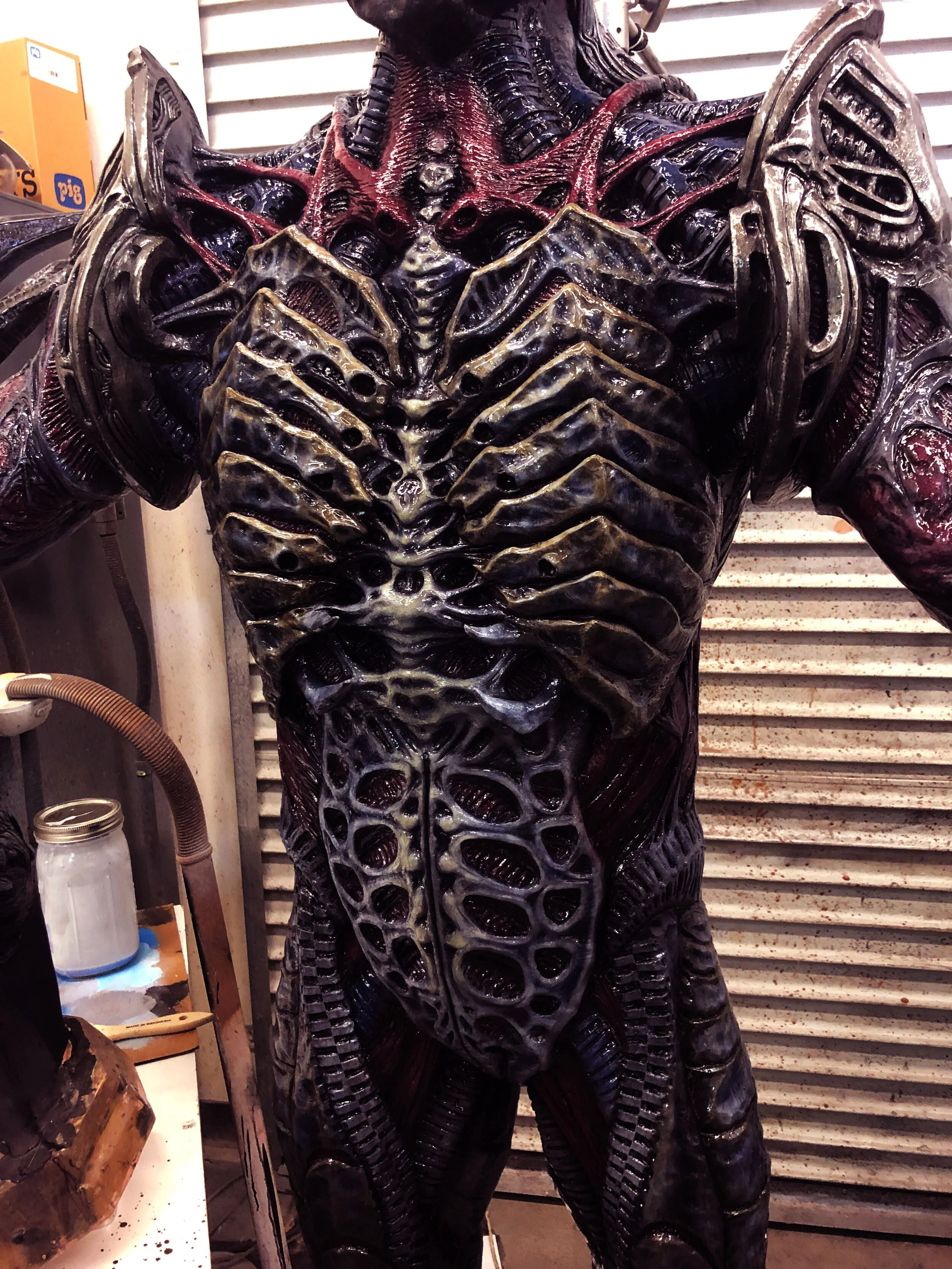 The suit was painted by Rich Mayberry and myself