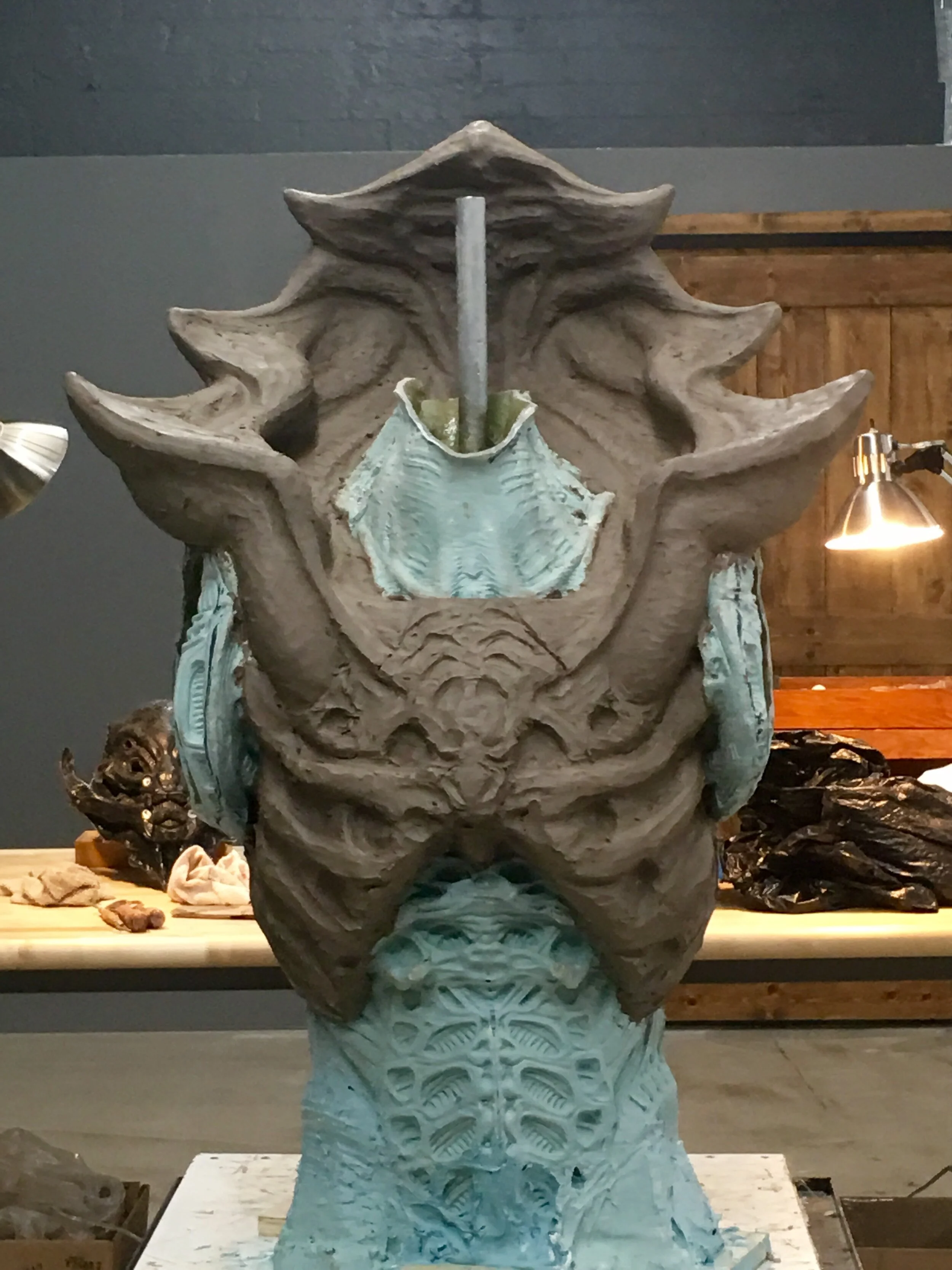 Carapace sculpt by Joey Orosco