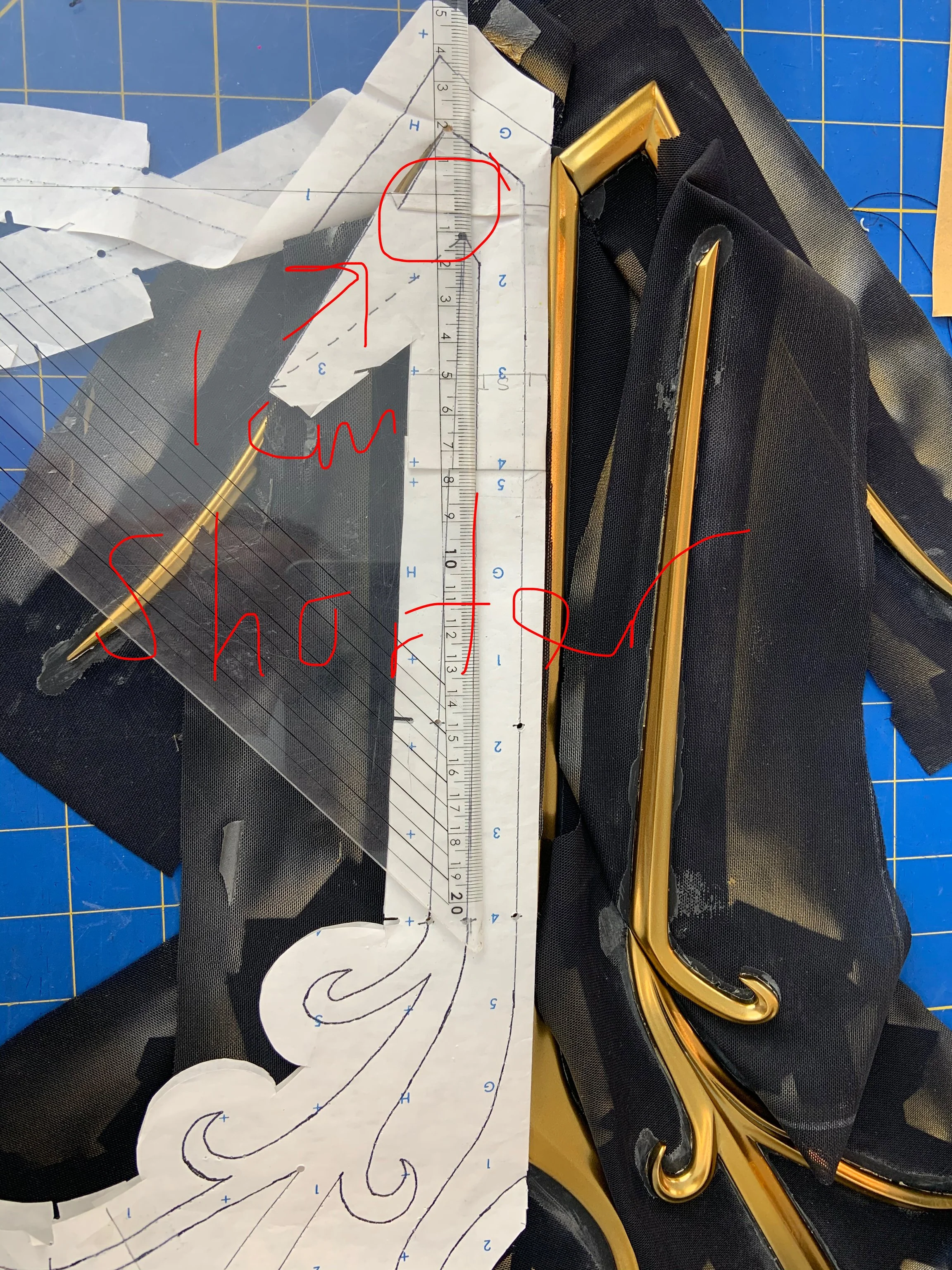 Working out changes for different size stunt performer.