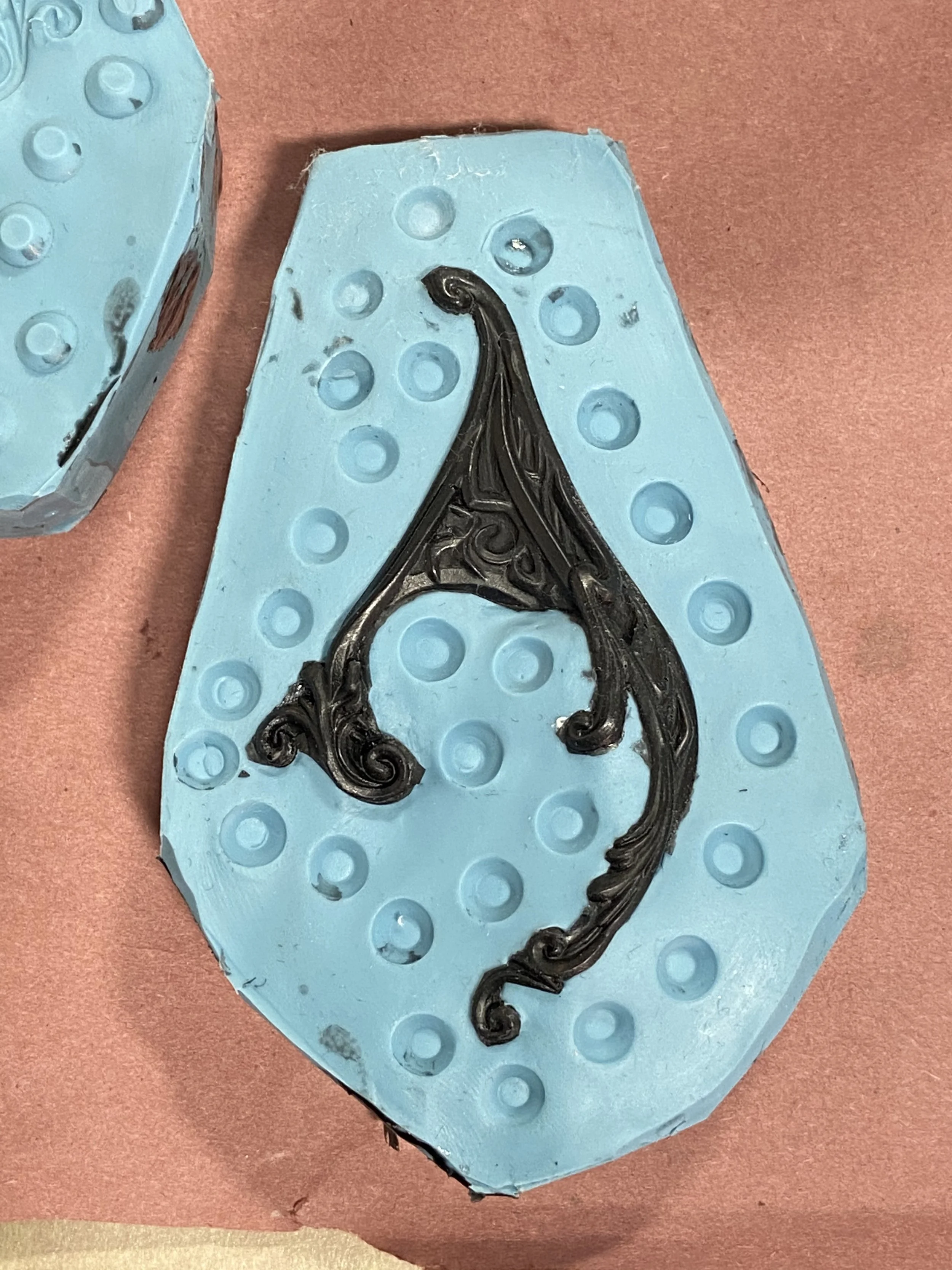 The stunt versions of the ears were molded, and cast in rubber.