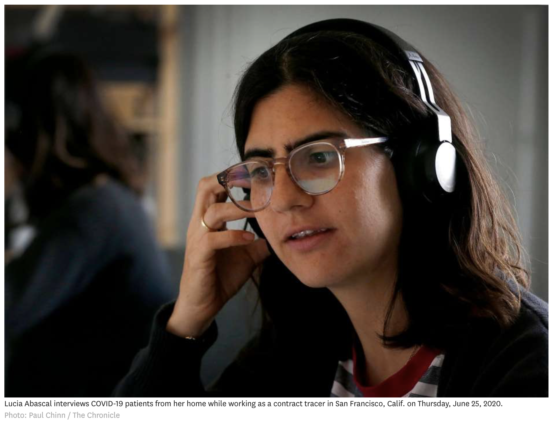 This picture is from an earlier (more optimistic) SF Chronicle article on contact tracing.