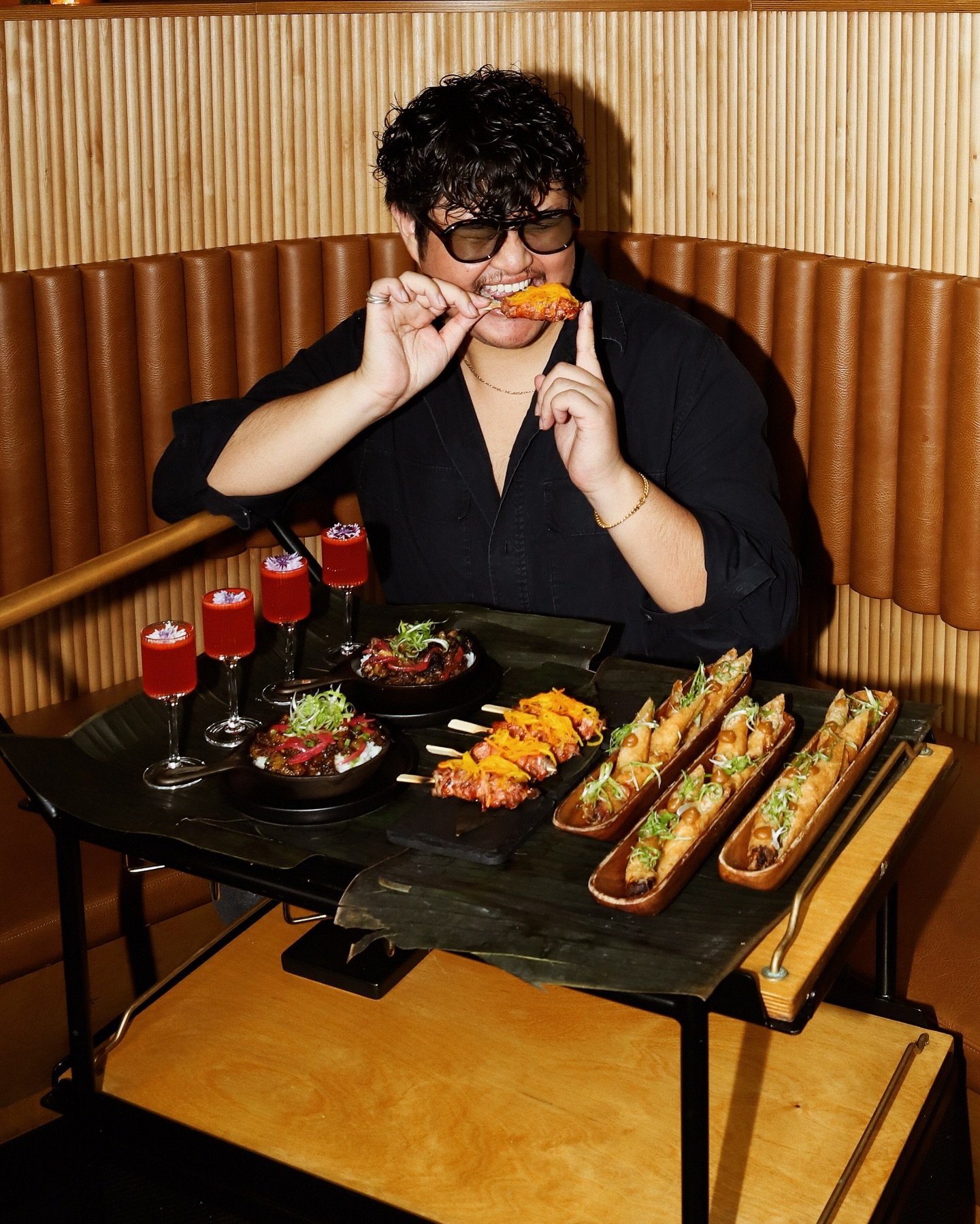 Tomorrow!! , we gather and partyyy 🥥🤎 For the first FIRST THURSDAY at @theloveshackpdx , we&rsquo;re bringing my favorite Filipino dishes that feels like home 🇵🇭Pork Sisig, Tocino BBQ, and Lumpia &mdash; here for just one night, and all $10 &amp;