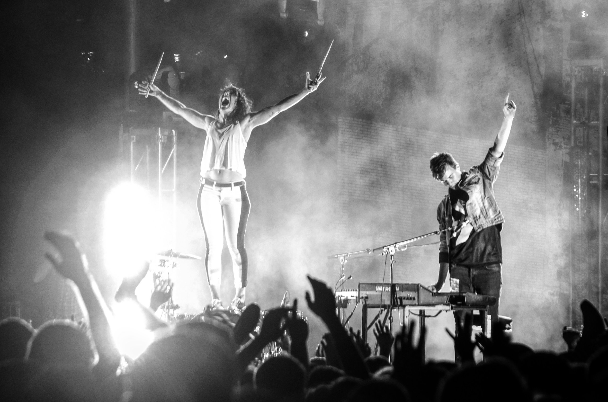 Matt & Kim, Bumbershoot, Seattle WA, 2015