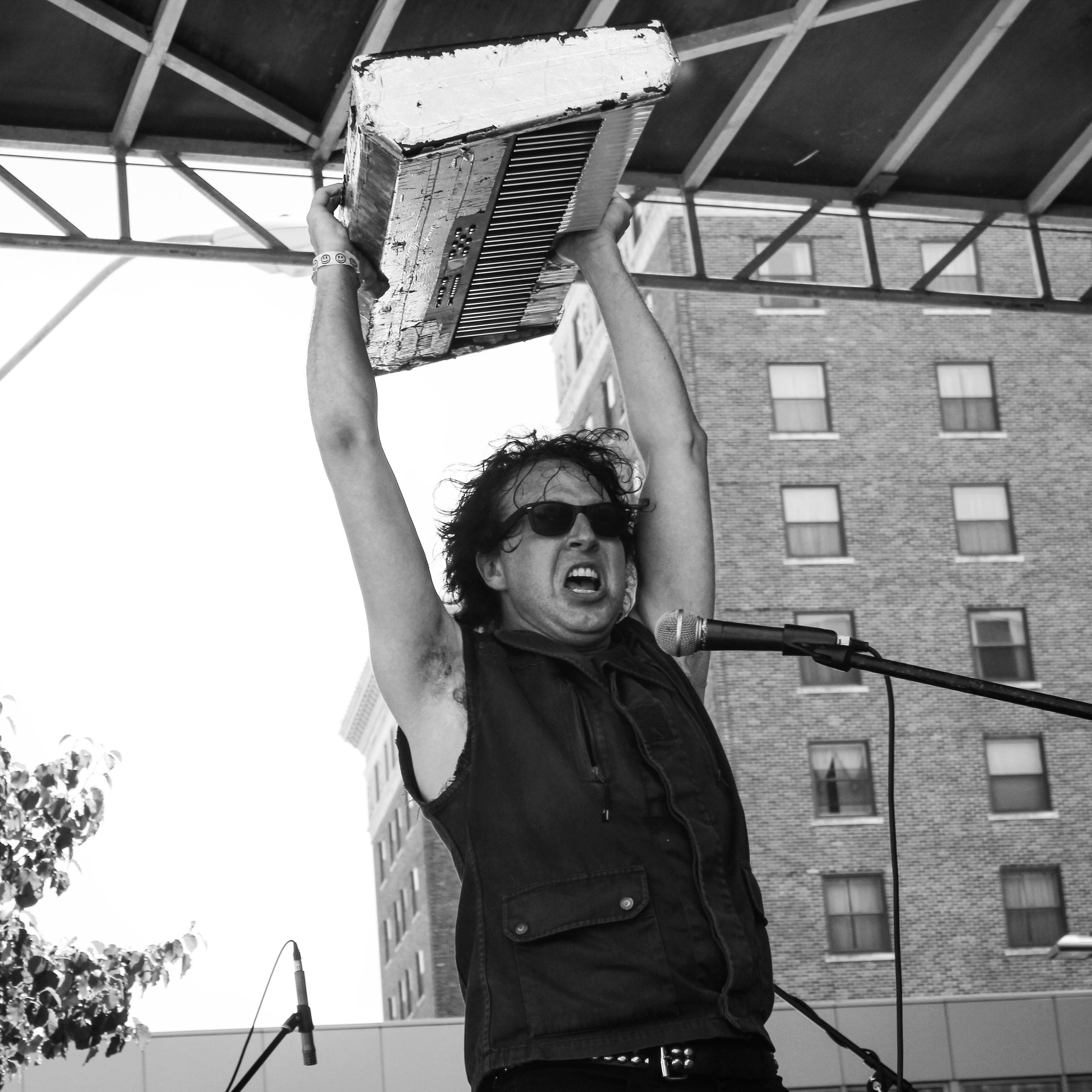 Mark Mallman, 80/35 Fest, Des Moines IA, 2013