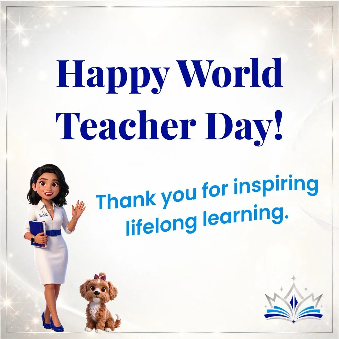 ✨Today we celebrate the educators who inspire curiosity, confidence, and growth every day.  Thank you to teachers everywhere for the countless ways you make a difference.  Who is a teacher that positively impacted your life?
.
.
.
#WorldTeachersDay
#