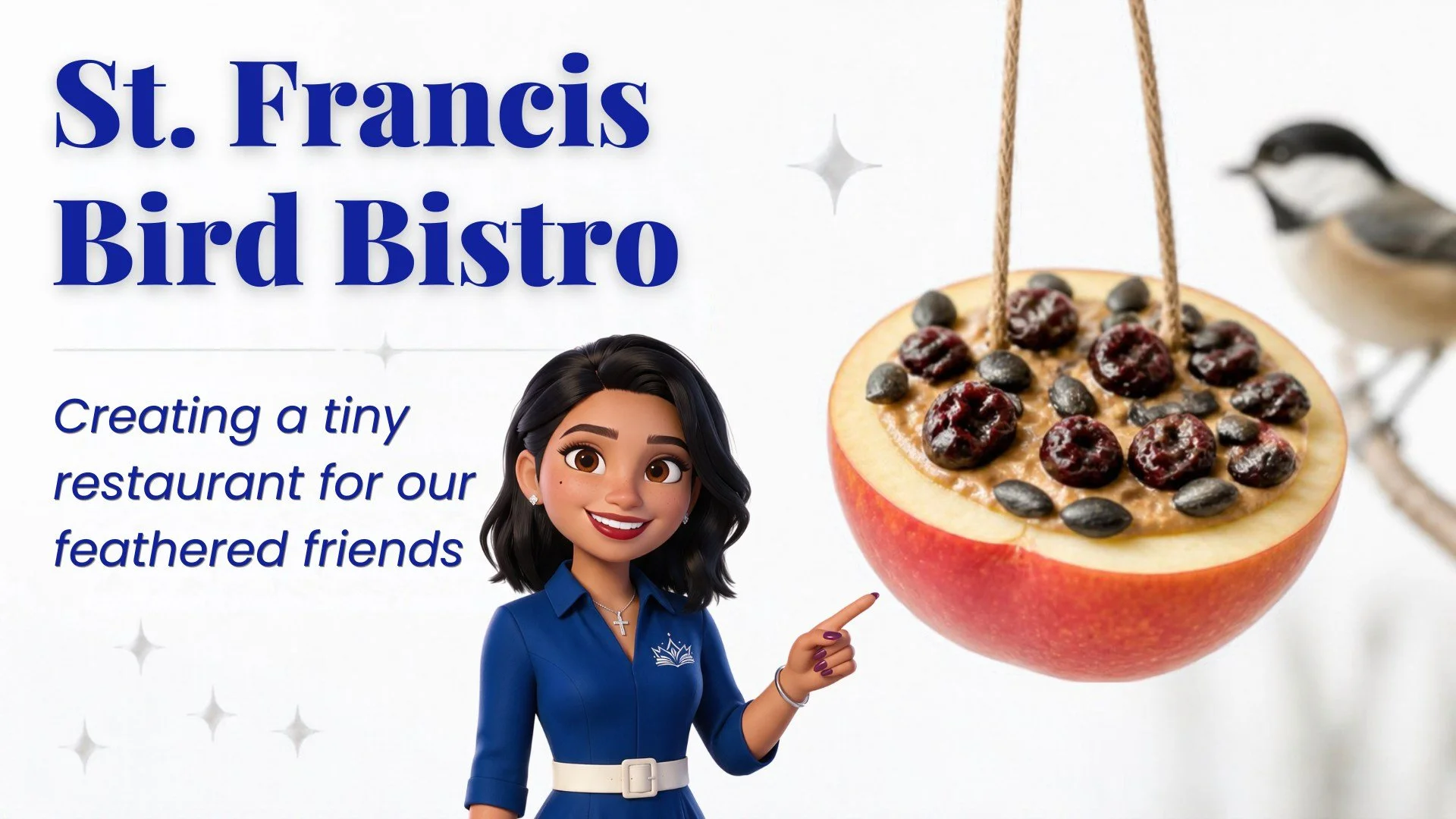 🎬 Inspired by St. Francis of Assisi's love for God's creation, this simple Bird Bistro activity is a fun way to care for our feathered neighbors while spending meaningful time together this weekend. 🐦
https://youtu.be/o90Z9Lj1wBI 
.
.
.
#StFrancisO