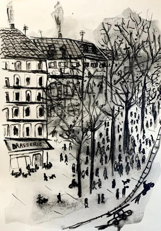 "Monet col monopattino": A3/A4