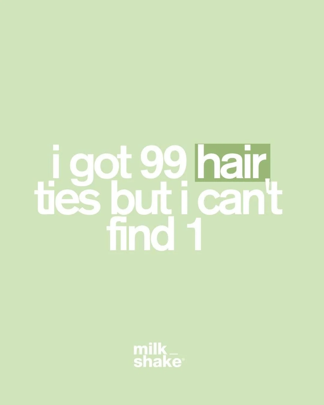 They're everywhere, until you actually need one. 😅

What's the strangest spot you've found a hair elastic? Let us know! 👇