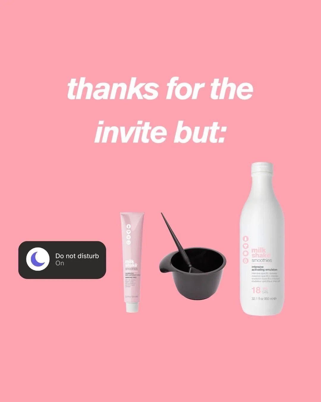 Our response? Behind the chair, working magic and spreading good hair vibes to my clients. Catch you after the rinse. ✌️🩷