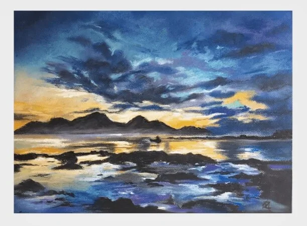 Discover the collection of Prints, exclusive to the Small Isles Artist store. All prints are taken from original oil paintings. All products in this collection are printed on demand in the UK, using low waste printing tech.  £30 plus P&P