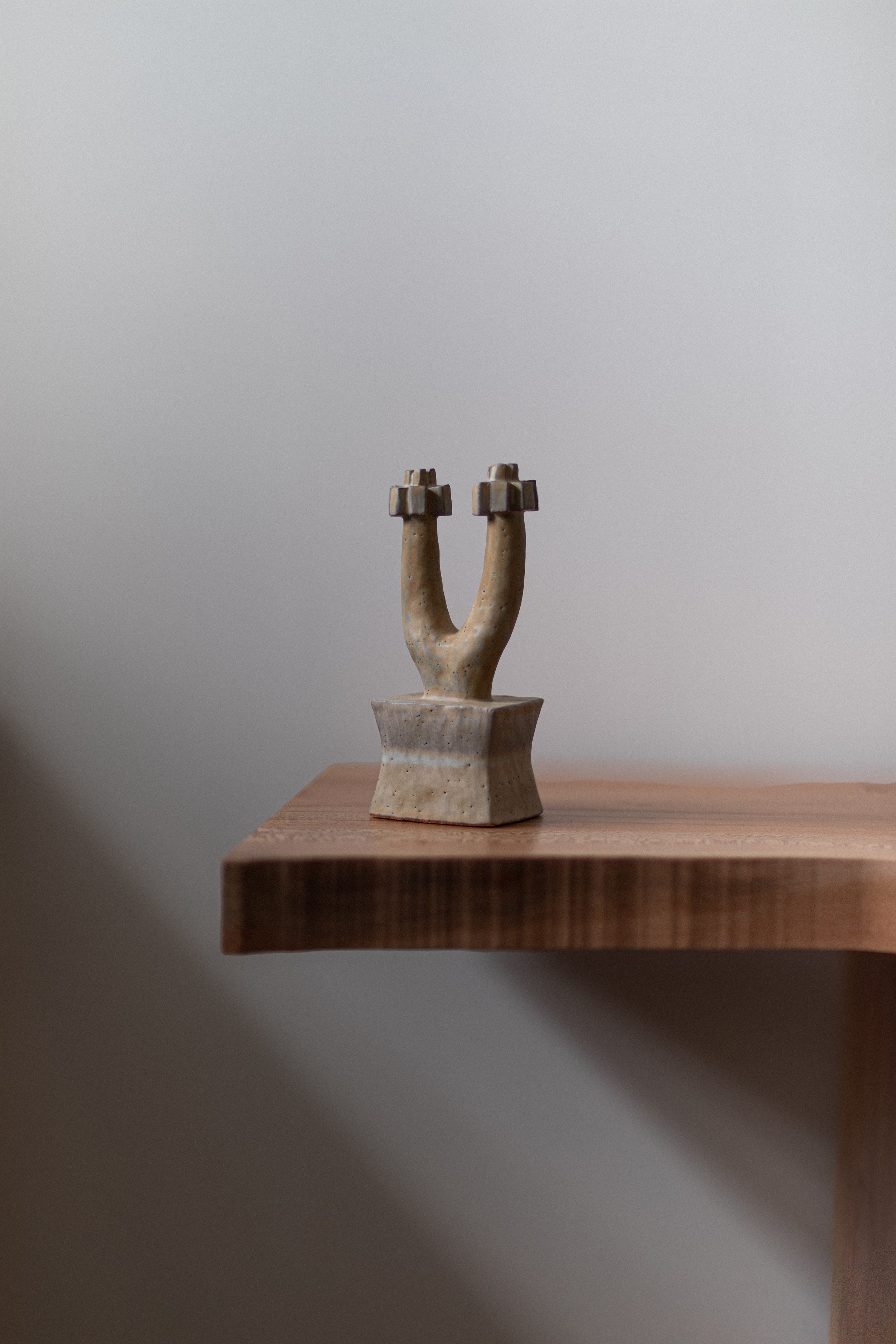 Beige Sculpture by Chinoko Sakamoto