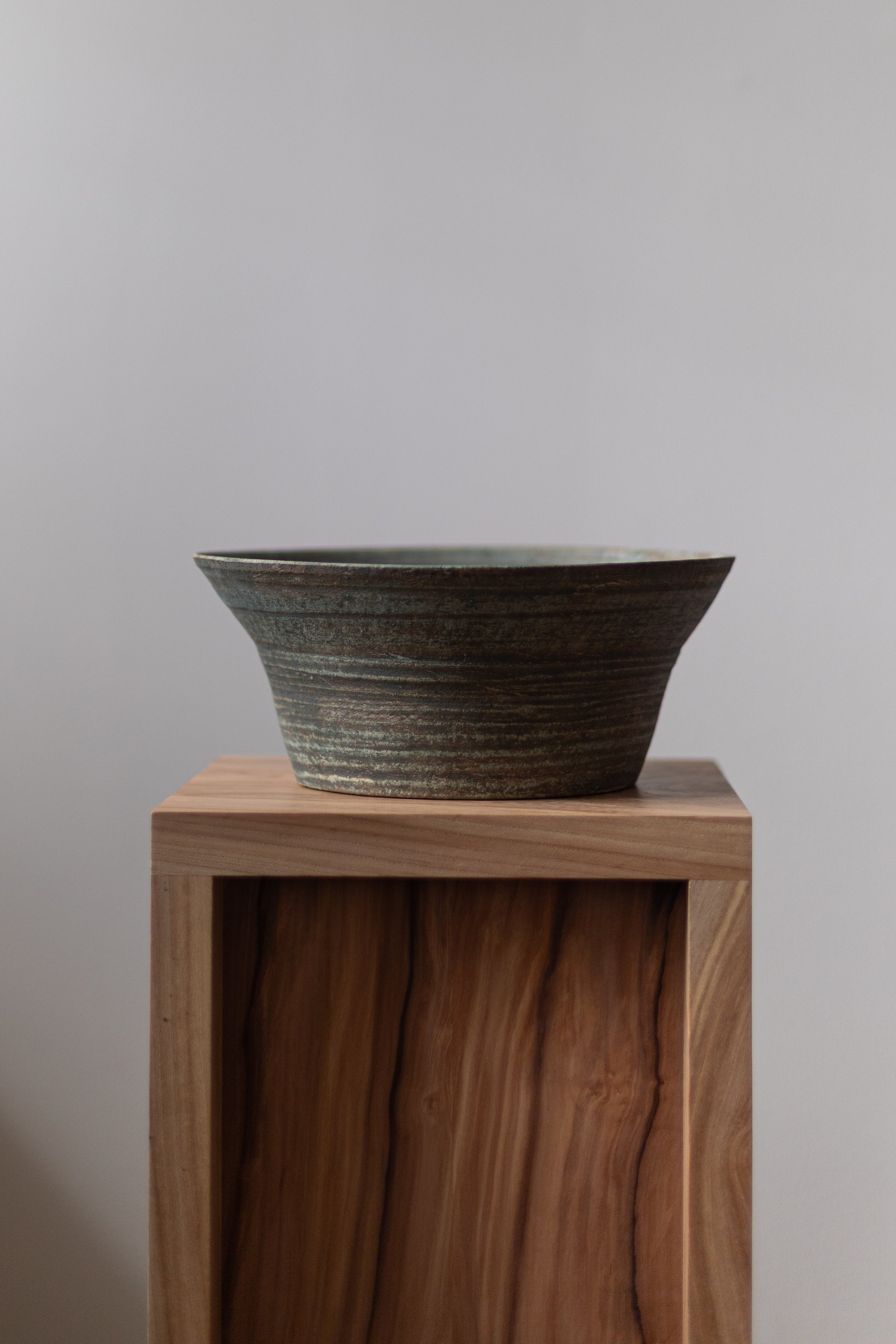Open Blue Bowl by Paul Philp