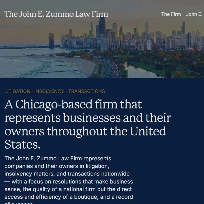 The John E. Zummo Law Firm — Boutique scale, national weight