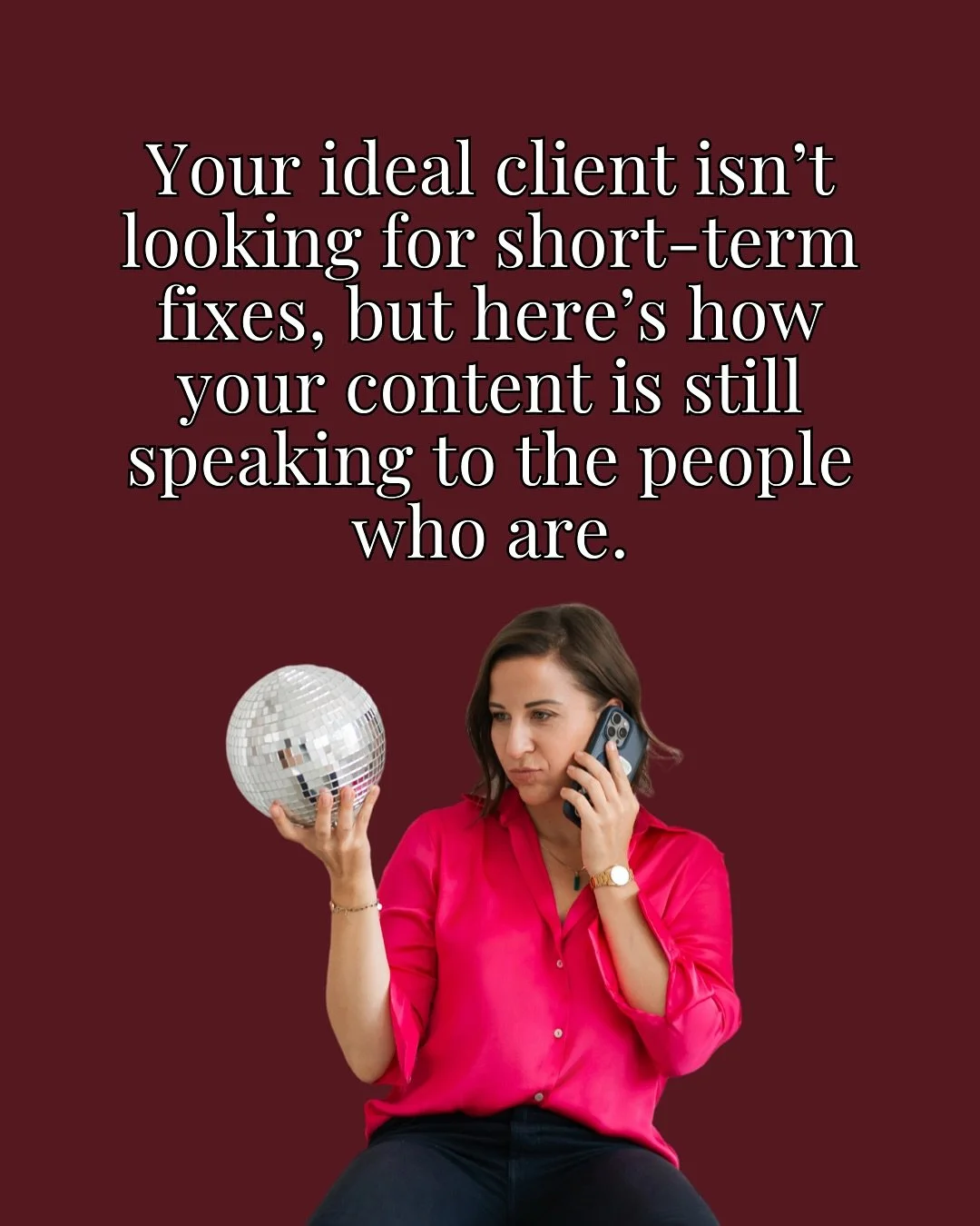 At She Who Receives LIVE in-person &amp; online event, I&rsquo;m going to show you how to position your content to speak directly to those clients, so that the buy from you straight away.

WHEN: 21 November 2025 | 9:30&ndash;5:30 UK London, Clapham J