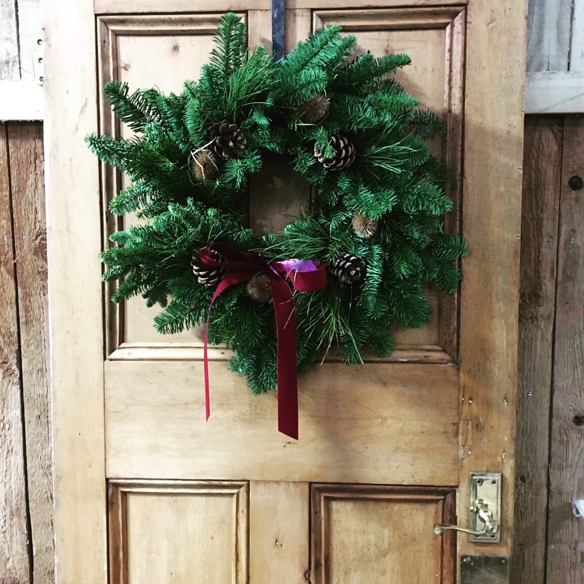 Fresh locally made wreaths now in stock! #snowbirdchristmastreefarm #christmastree #stamford #grantham #wreaths #local #christmastreefarm #christmaswreath