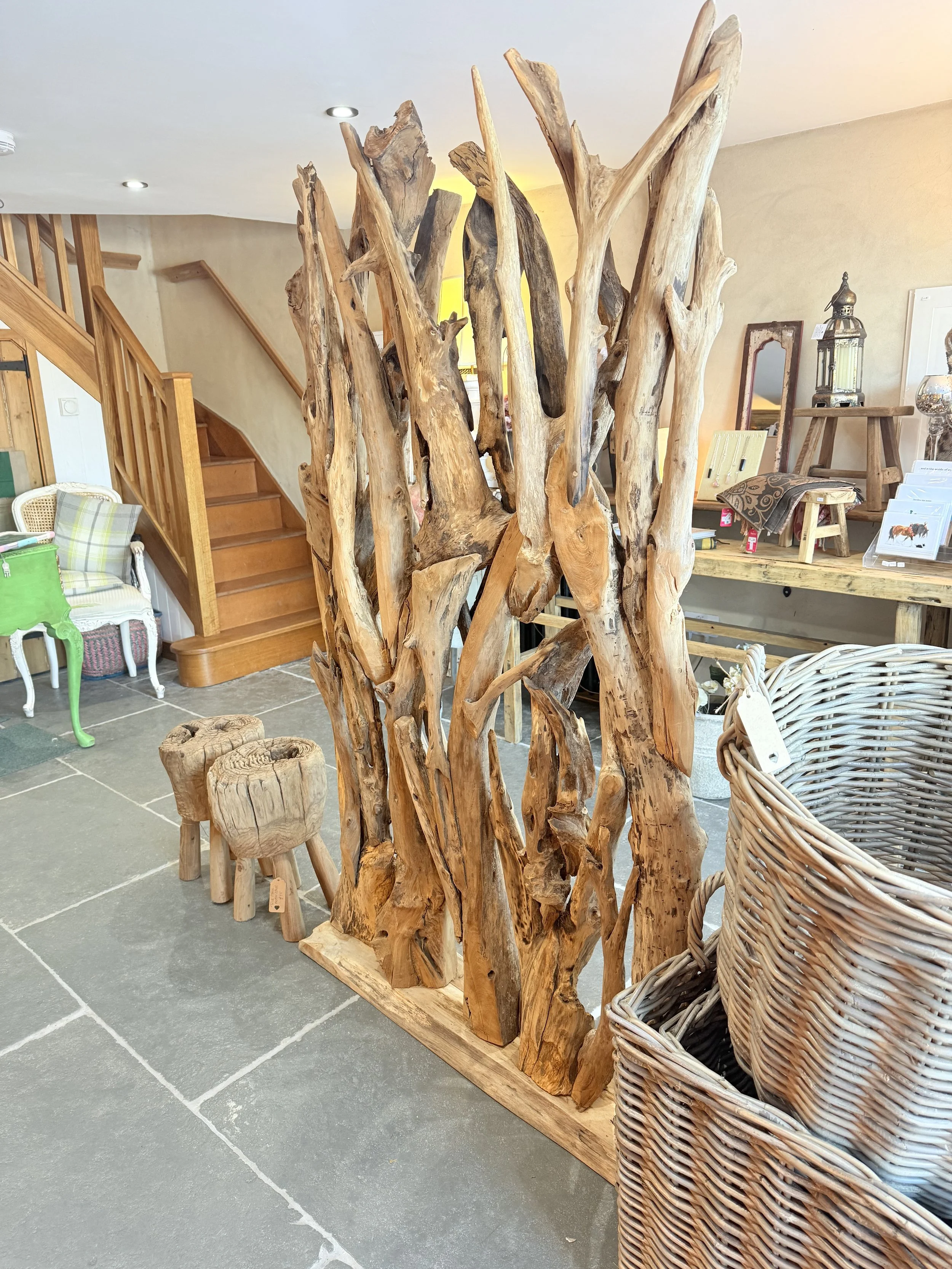 Balinese Driftwood Teak Room Divider