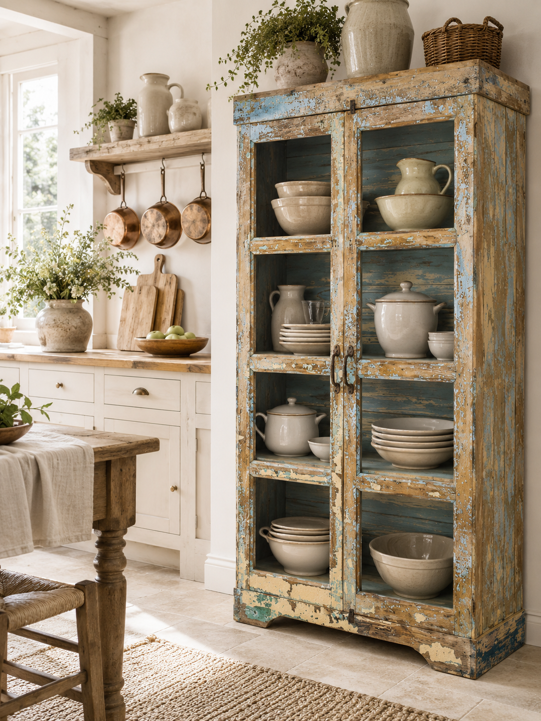 Vintage Indian Heritage Cupboard