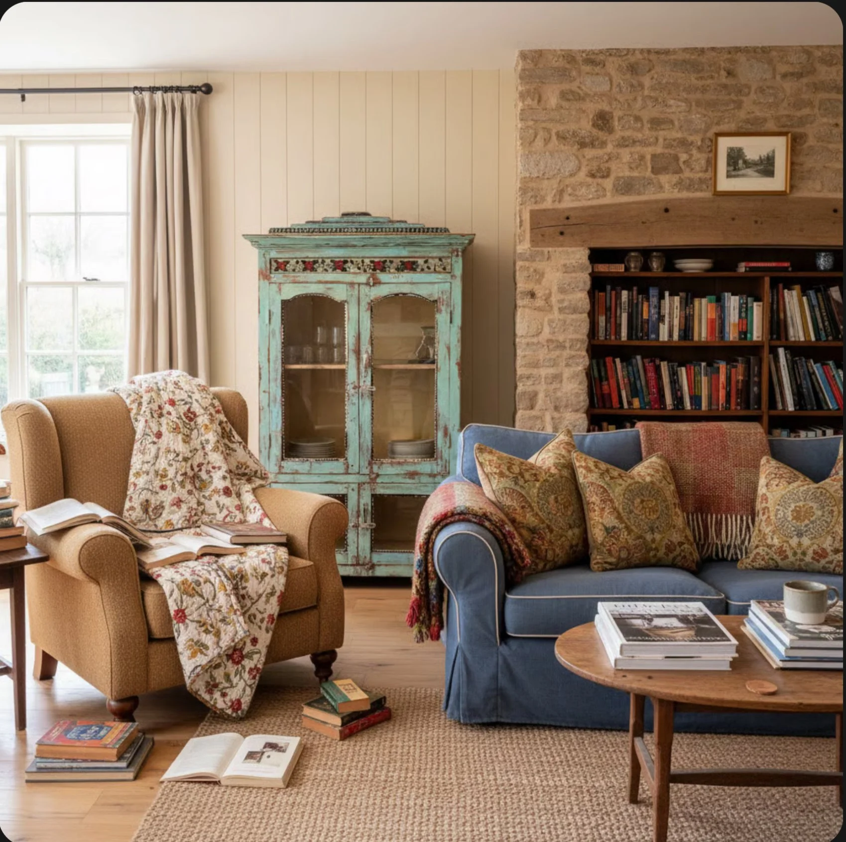 Original Vintage Indian Dresser