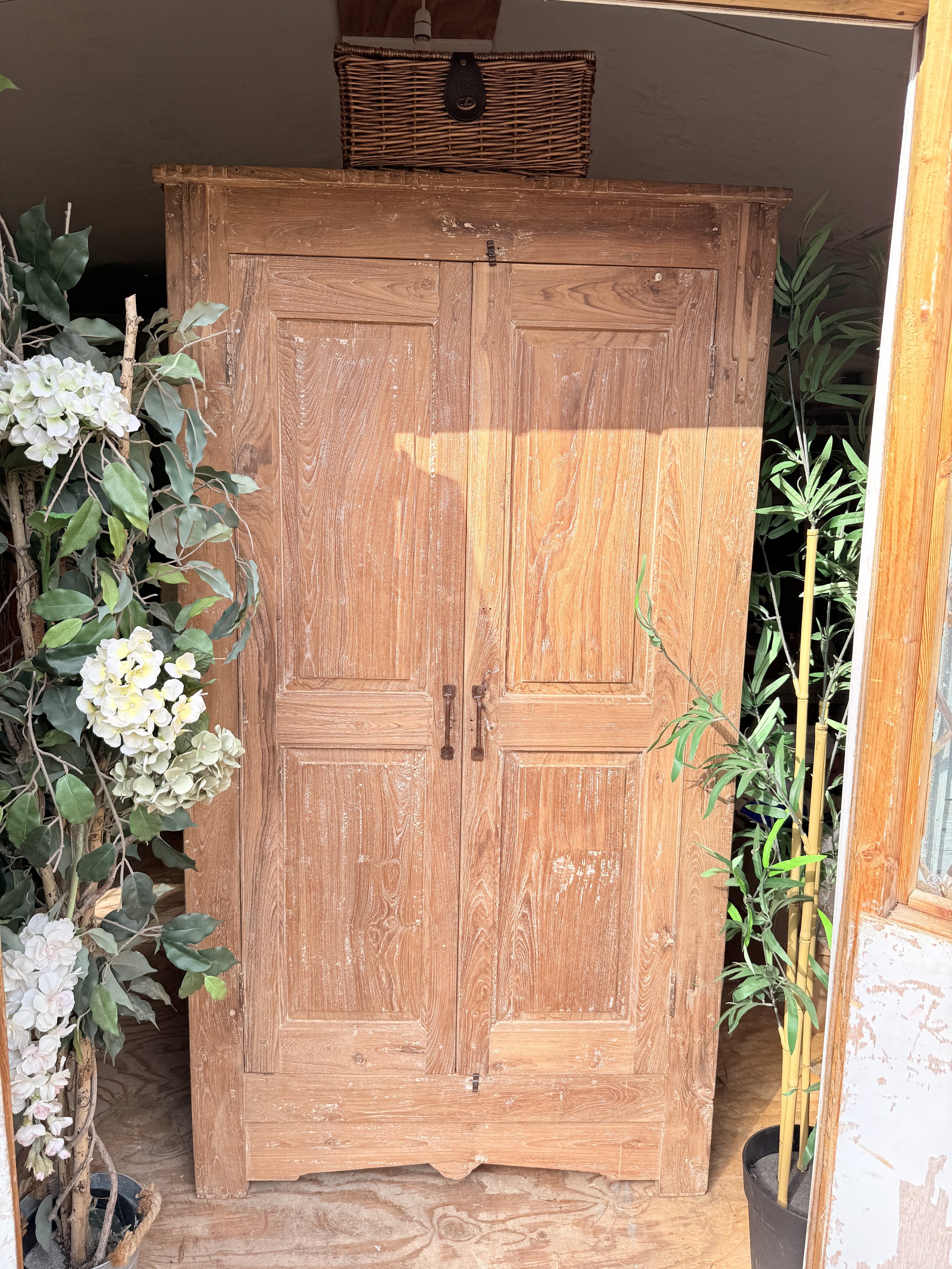 Vintage Rustic Indian Larder Cupboard