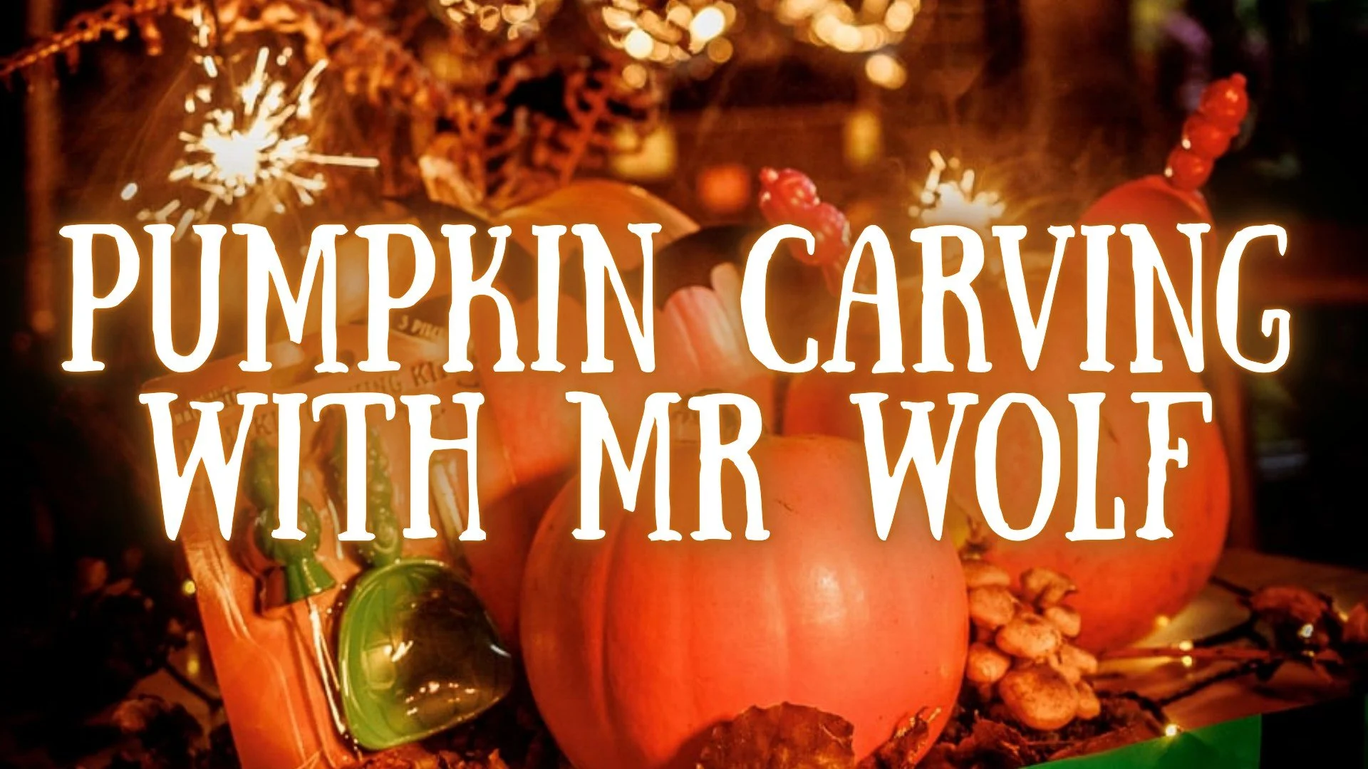 Pumpkin Carving with Mr Wolf