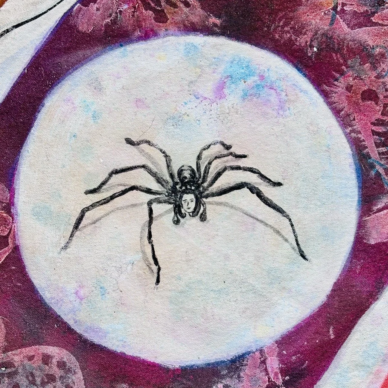 Detail:  Radical future labyrinth floor map.