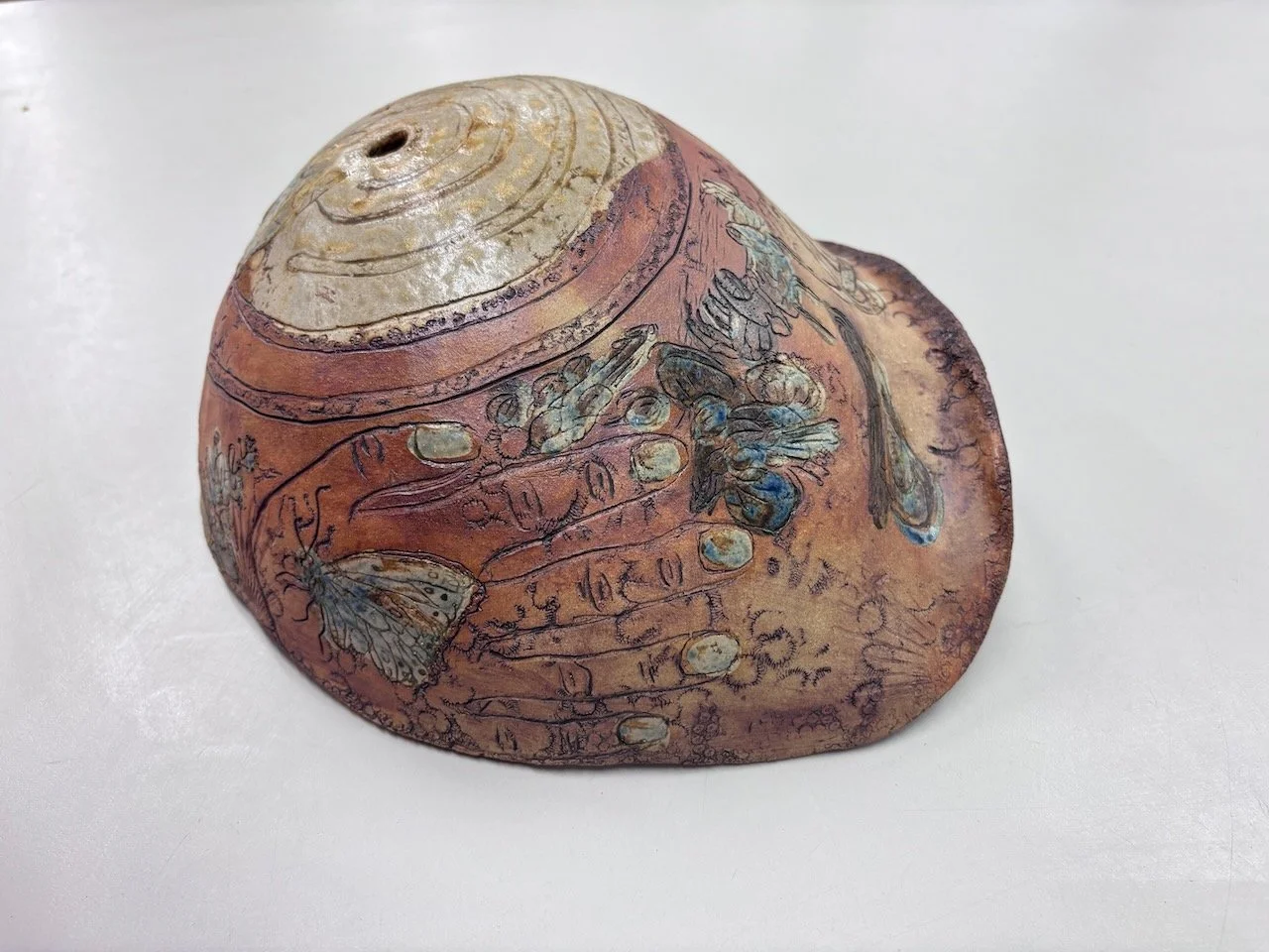 Detail:  Radical future labyrinth belly.