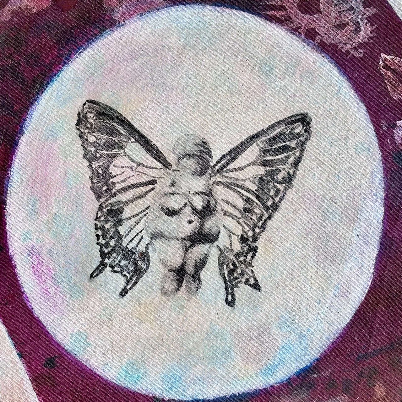 Detail:  Radical future labyrinth floor map.