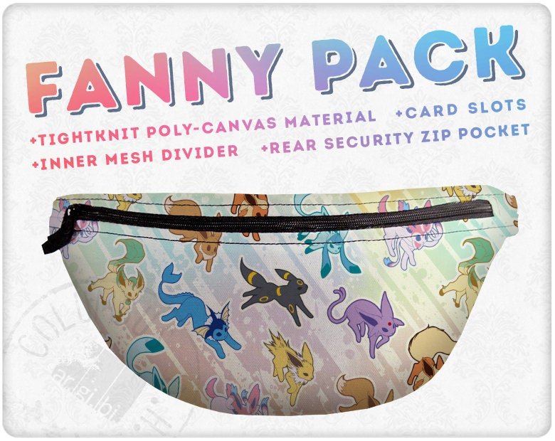 Eeveelutions Inspired Fanny Pack