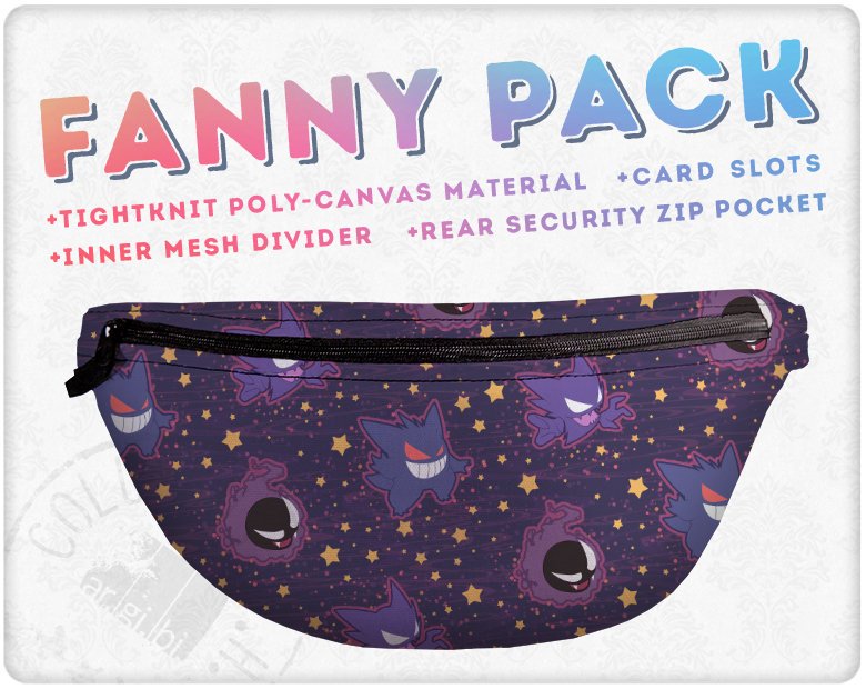 Ghost Types Fanny Pack