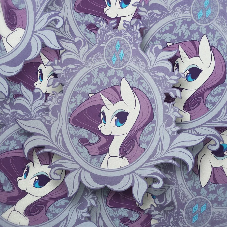 MLP Inspired Vintage Rarity Vinyl Sticker - Laptop Stickers - Water Bottle Stickers - Car Decal