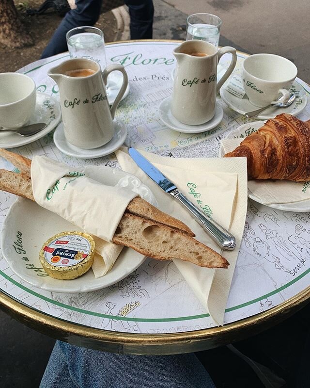 Mornings in Paris be like ☕️🥐🇫🇷