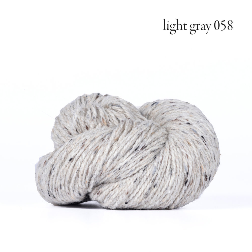 Lucky Tweed - 58 - Light Gray — Kelbourne Woolens — Flying Fingers Yarn Shop