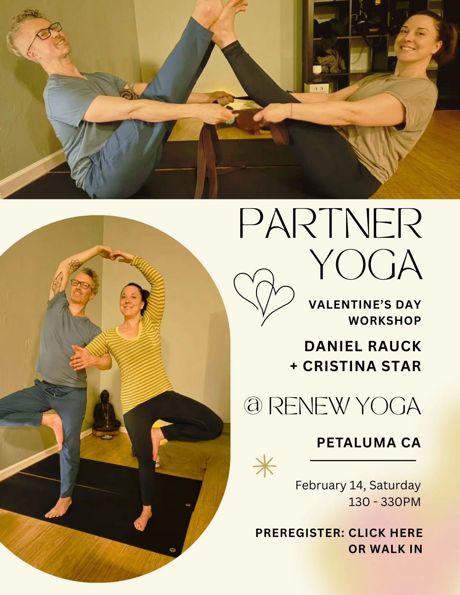 Partner Yoga with Daniel Rauck Cristina Star