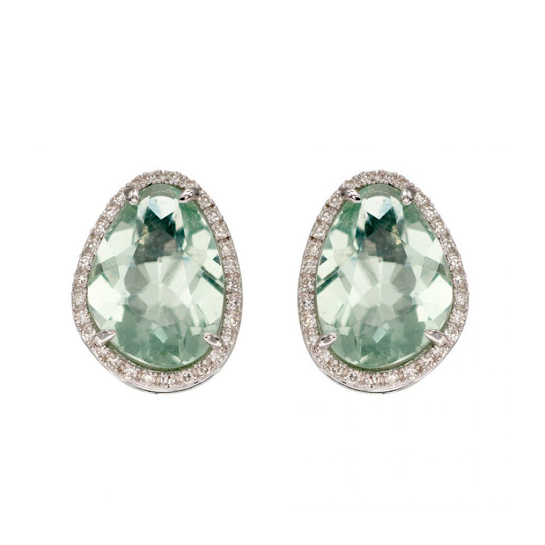 Fluorite stud earrings deals