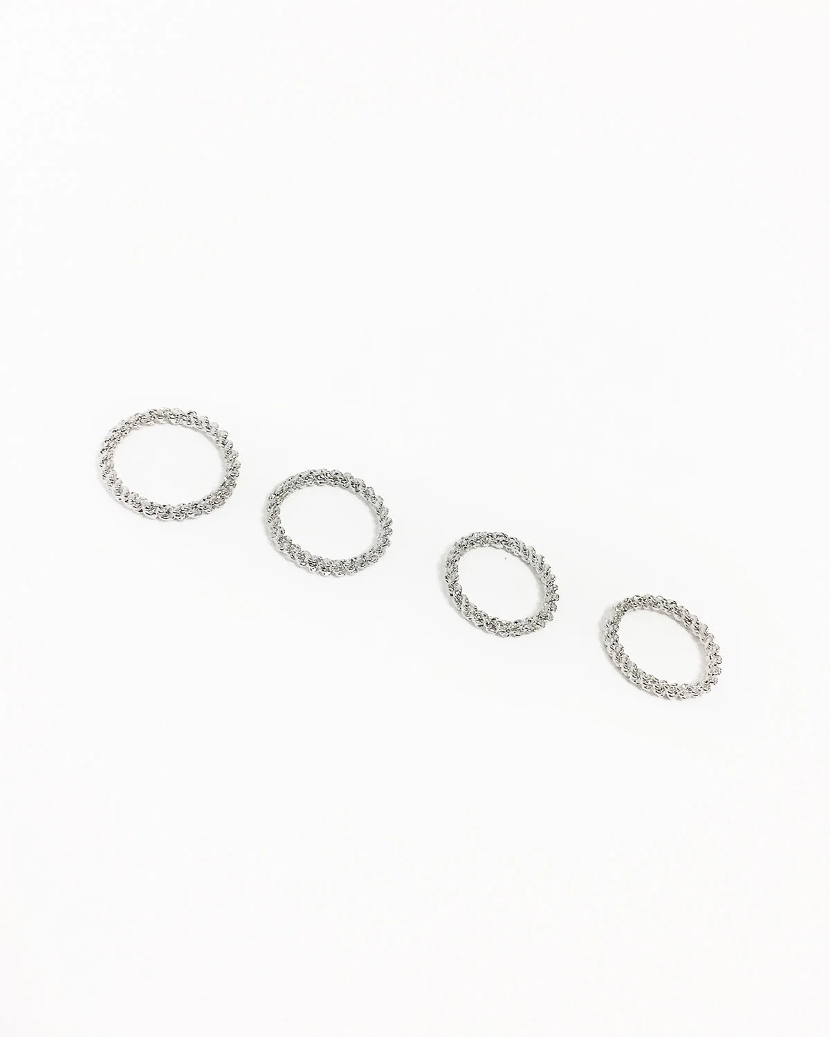 Twist Rings – Set of 4