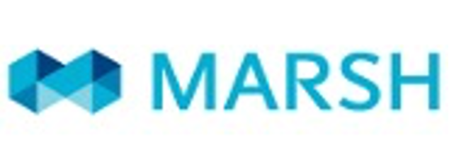 Marsh logo with an abstract geometric blue symbol and the word 'MARSH' in blue text.