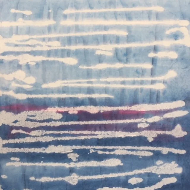 2.Variations in Blue V-Chinese ink and mixed media by carm fogt.JPG