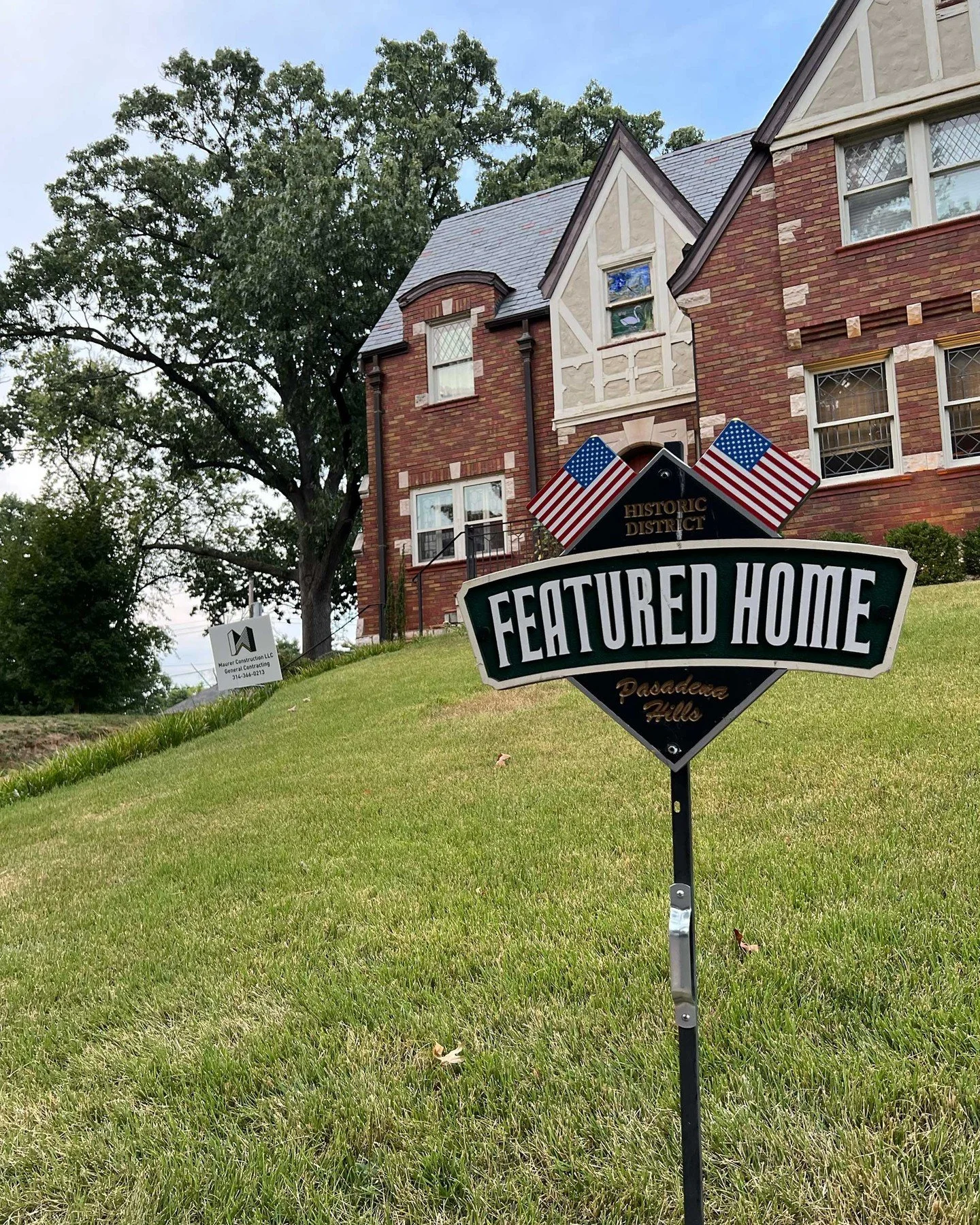 An exciting update from our client - their home in Pasadena Hills, MO has been selected as a featured historic home. The neighborhood itself is listed on the National Register of Historic Places. We are pleased to be a part of the history of the hous