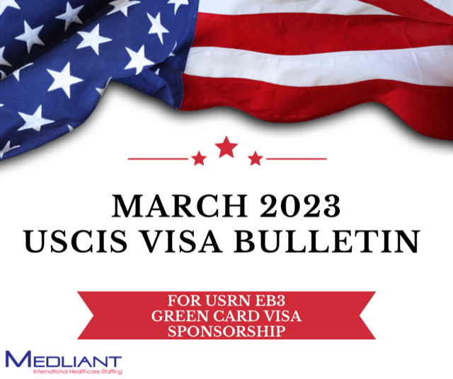 March 2023 USCIS Visa Bulletin Update